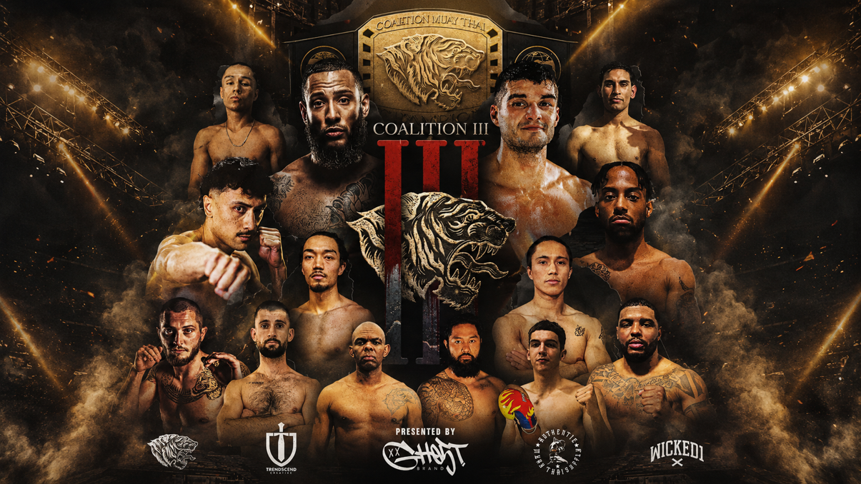 Coalition Muay Thai 3 event artwork