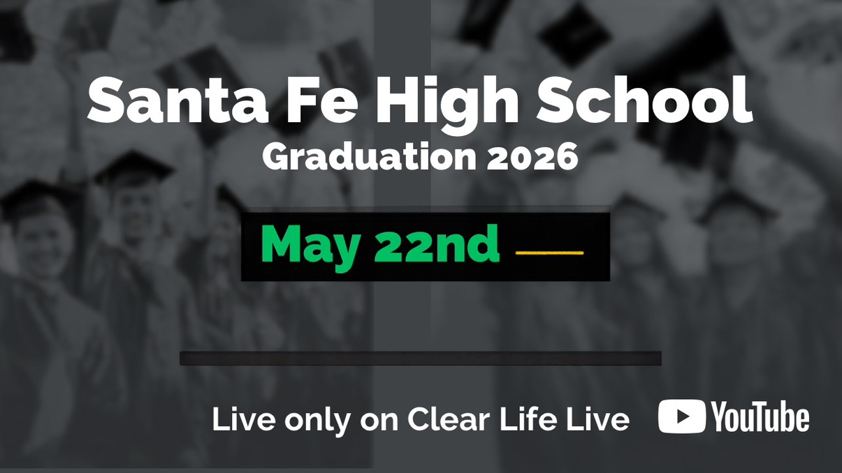 Santa Fe High School Graduation 2026 event artwork